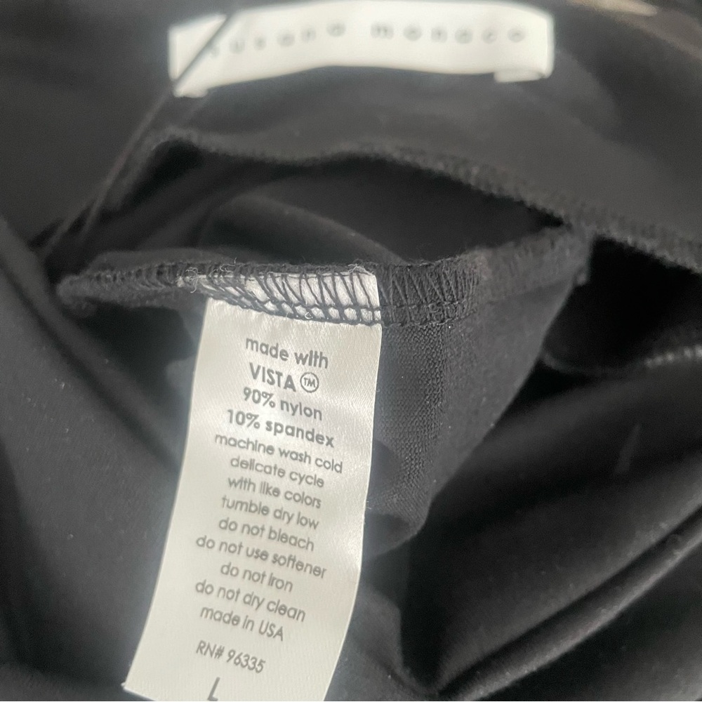 Susana Monaco Black Sleeveless Dress Size Large - Picture 6 of 8